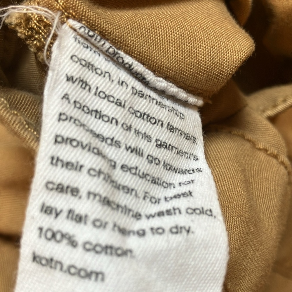 KOTN Women Utility Cargo pants in Camel Size 4 - Picture 7 of 8